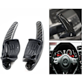 Miniatyrbillede 1 af 4: Paddle Shift Extension til Volkswagen VW Golf 5 6 GTI R32 R Polo, 1 par (sort)