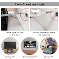 Miniatyrbilde 4 av 5: Pakke med justerbare TV-sikkerhetsstropper, TV-ankere forhindrer fall, justerbare møbelankerstropper for barn og kjæledyrs sikkerhet (14-20 cm)