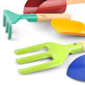 Miniatyrbillede 5 af 5: 3 små haveværktøjer Spids spade Firkant spade Rive 6*21CM blå 6