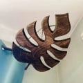 Miniatyrbild 3 av 5: 1 st Monstera vinställ i trä, hemvin, vinglashållare, dekoration, röd W