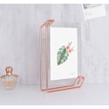 Miniatyrbillede 3 af 5: Akryl Rose Gold Billedramme Dobbeltsidet Menu Display Stativ A4 Bord Si