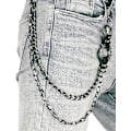 Miniatyrbillede 3 af 5: Unisex Punk Kæder til Bukser, Kraftige Bæltekæder Hip Hop Bukser Jeans Kæde til Pung Nøgler
