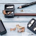 Miniatyrbillede 5 af 5: Pieces Universal Makeup Blyantspidser, Kosmetisk Blyantspidser til Øjenbrynsblyanter, Læbeblyanter, Eyeliner, Præcisionsblade, Praktisk til Rejser