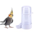 Miniatyrbillede 1 af 5: Vanddispenser til kæledyrsfugle, 5,9*2,75 tommer, gennemsigtig papegøjevanddispenser, Bi