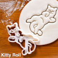 Miniatyrbilde 5 av 5: Kakeform i form av katt - 3 deler