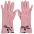 Miniatyrbillede 1 af 5: 1 par vinterhandsker til kvinder - Touchscreen-handsker - Vindtætte varme handsker - Vintergave - Pink 19x8x23cm