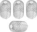 Miniatyrbillede 1 af 5: 4 Fleksible Aluminium Tagrenderfiltre Diameter 8cm Gitternet Stop Løvsi, Løvbeskyttelse Tagrenderdækning til Beskyttelse af Tagrender Mod Blade Tag