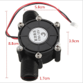 Miniatyrbillede 3 af 4: DC 12V 10W Vandgenerator, Mikro Turbine Vandpumpe Mini Vand Turbine Gen