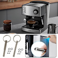 Miniatyrbillede 4 af 4: Stk. Oval skruetrækker til, Ovalhovednøgle, Ovalhovednøgle til kaffemaskine med 12 gummiringe, til kaffemaskine reparationsværktøj