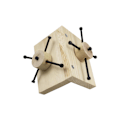 Miniatyrbillede 3 af 5: Hamster trappe stige hamster fodring platform foder søgning legetøj godbidder puslespil