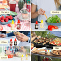 Miniatyrbild 5 av 5: 8st Behållare Flaska Sås Sallad Flaska Tom Bärbar Återanvändbar Mult