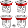 Miniatyrbild 1 av 5: 4 st Anti Odor Flapper, Transparent Anti Odor Golvavlopp Dusch för Wa
