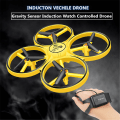 Miniatyrbillede 4 af 5: 3 tilstande gestussensor Hover Pro Drone med LED-lys, 360° Flips Gestusstyring Smart Hindringsundgåelse (Gul)