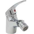 Miniatyrbillede 4 af 5: Badeværelsesarmatur bidet hjem bevægeligt hoved sølvgrå basis