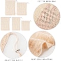 Miniatyrbilde 3 av 4: Pakk Kjøtt Matlaging Mesh Poser, Kjøkkenskap Hengende Poser, Mesh Filterposer, Kjøkken Mesh Poser, Kjøkken Mesh Poser