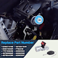 Pikkukuva 2 / 5: Korvaava 4-nastainen virtalukko Clio 3 Kangoo 3 Master 3 Movano B 8200214168 806010030R 7701208408 487004438R