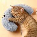 Miniatyrbillede 1 af 3: Kattepute Donut Pude Kattepude til at berolige katte Killingehals Pude U-form