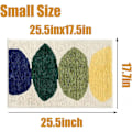 Miniatyrbillede 5 af 5: Skridsikre bademåtter gule citron mikrofibermåtter (17,5\"x25,5\")