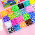 Miniatyrbilde 4 av 5: Fargerike elastiske armbåndsett, DIY elastiske armbånd, elastiske armbånd for barn
