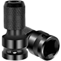 Miniatyrbillede 2 af 5: Stykke Topadapter Sæt - 1/2\" til 1/4\" Hex Skaft Slagnøgle Adapter og Skruetrækker Bit Holder - Adapter for Mere Fleksibilitet Under Arbejde