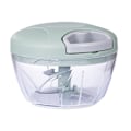 Miniatyrbilde 1 av 5: Manuell Chopper, 500 ml Hakk, Kutt og Bland Grønnsaker, Kjøtt, Nøtter, Løk Takket Være Rustfrie Stålblad for Rask og Enkel Matlaging
