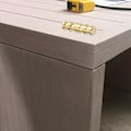 Miniatyrbillede 4 af 5: Messing Bordplade Dyvelstift, 15 stk. Bordbolt Muffe Konnektorer Bordplade Justeringsstifter Udtræksborde Hardware Tilbehør