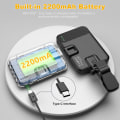 Miniatyrbilde 3 av 5: Selfie-lys, 60 LED 2200mAh oppladbar mobiltelefonfylllys 3 moduser