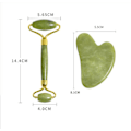 Miniatyrbild 4 av 4: Gua Sha-massageset, avancerad ansiktsrulle, grön