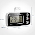 Miniatyrbillede 2 af 5: Køleskabstermometer, 2 stk. digitalt termometer, vandtætte frysetermometre med krog Max/Min registreringsfunktion Let at læse Ideel til hjemmet