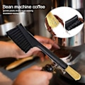 Miniatyrbilde 4 av 5: Kaffe Kvern Rengjøringsbørste med To Hoder Kaffe Kvern Børste Støv Espresso