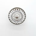 Miniatyrbild 3 av 5: Diskho Avfallskorg med Justerbar Pinne - Universal Rostfri Sil, Pop-Up Korgpropp - Diskmaskinsäker, Stopp- och Översvämningsresistent