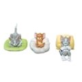 Miniatyrbillede 3 af 4: 5-pak Tom og Jerry actionfigurer og kagepynt