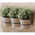 Miniatyrbild 4 av 5: 3 st 15 cm Svarta Metall Blomkrukshållare Blomkruka Hängande Ring för Trädgårdsbalkong