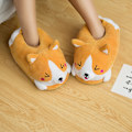 Miniatyrbild 1 av 3: Unisex Roliga Tofflor, Cartoon Corgi Djurtofflor, Inomhustofflor