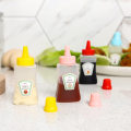 Miniatyrbild 3 av 5: 8st Behållare Flaska Sås Sallad Flaska Tom Bärbar Återanvändbar Mult
