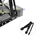 Miniatyrbillede 4 af 4: ATX Bundkort Strømforsyningsforlængerkabel med 8-Pin CPU til 8-Pin + 4-Pin CPU Adapter