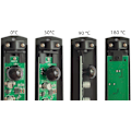 Miniatyrbilde 2 av 5: Par universelle infrarøde fotoceller for automatisk utendørssensor for garasjeport 12V/24V AC DC