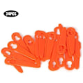 Miniatyrbillede 1 af 5: 24 stk. trimmerhoveder i plast, reservedele til Stihl
