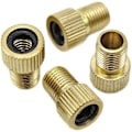 Miniatyrbilde 1 av 3: Messing Presta-ventil-adapter - Konverterer Presta-ventil til Schrader-ventil - Oppblåsing