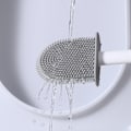 Pikkukuva 2 / 4: WC-harja, silikoniset WC-harjat WC-harja ja pidikkeet sekä tippumisenestopohja, seinä- tai lattia-asennus kylpyhuoneeseen, WC:hen