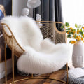 Miniatyrbild 3 av 5: Fuskpälsmatta Fårskinn Rug Runner Soft Fluffy Fårskinn Cover Se