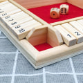 Miniatyrbillede 3 af 4: Træbrætspil, 4 spillere spil Matematik