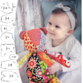 Miniatyrbild 5 av 5: Memory Bear Template Linjal Set(10 PCS), 10 PCS Memory Bear Template R