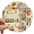 Pikkukuva 3 / 4: 50 kappaletta eurooppalaisia ja amerikkalaisia retrojulisteita, scrapbooking-paperi s