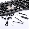 Miniatyrbillede 4 af 5: Keycap Fjernelsesværktøj Sæt - Keyboard Aftrækker - Switch Fjernelsesværktøj med Keycaps - Pincet - Rengøringsbørste til Mekanisk Keyboard
