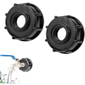 Miniatyrbillede 1 af 5: Stykker IBC Adapter Låg S60x6 - 3/4 Tomme IBC Tank Connector - Tank Adapter til 1000 Liter IBC Ton Ventil