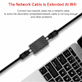 Miniatyrbillede 5 af 5: RJ45-kobling, netværkskobling, Ethernet-stik, afskærmet inline-kobling til Cat7/Cat6/Cat5e/Cat5 Ethernet-kabelforlængelsesstik - hun