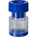 Miniatyrbilde 1 av 3: 1 stk tablettknuser, med oppbevaringsrom, blå, plast, H8,3*D4,9CM