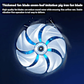 Miniatyrbillede 2 af 5: Udsugningsventilator Ø 100 mm, ventilator, kanalventilator, aksialudsugning inline kanal til badeværelse, toilet, telt, garage, køkken, drivhus (sort - Ø 100 mm)