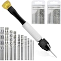 Miniatyrbilde 1 av 5: 20 stk. Mikro Twist Bor Smykkefremstilling Roterende Verktøy for Tre, Smykker, Plast, Miniatyrer og Andre Miniatyrbor (0,8 mm-3,0 mm)